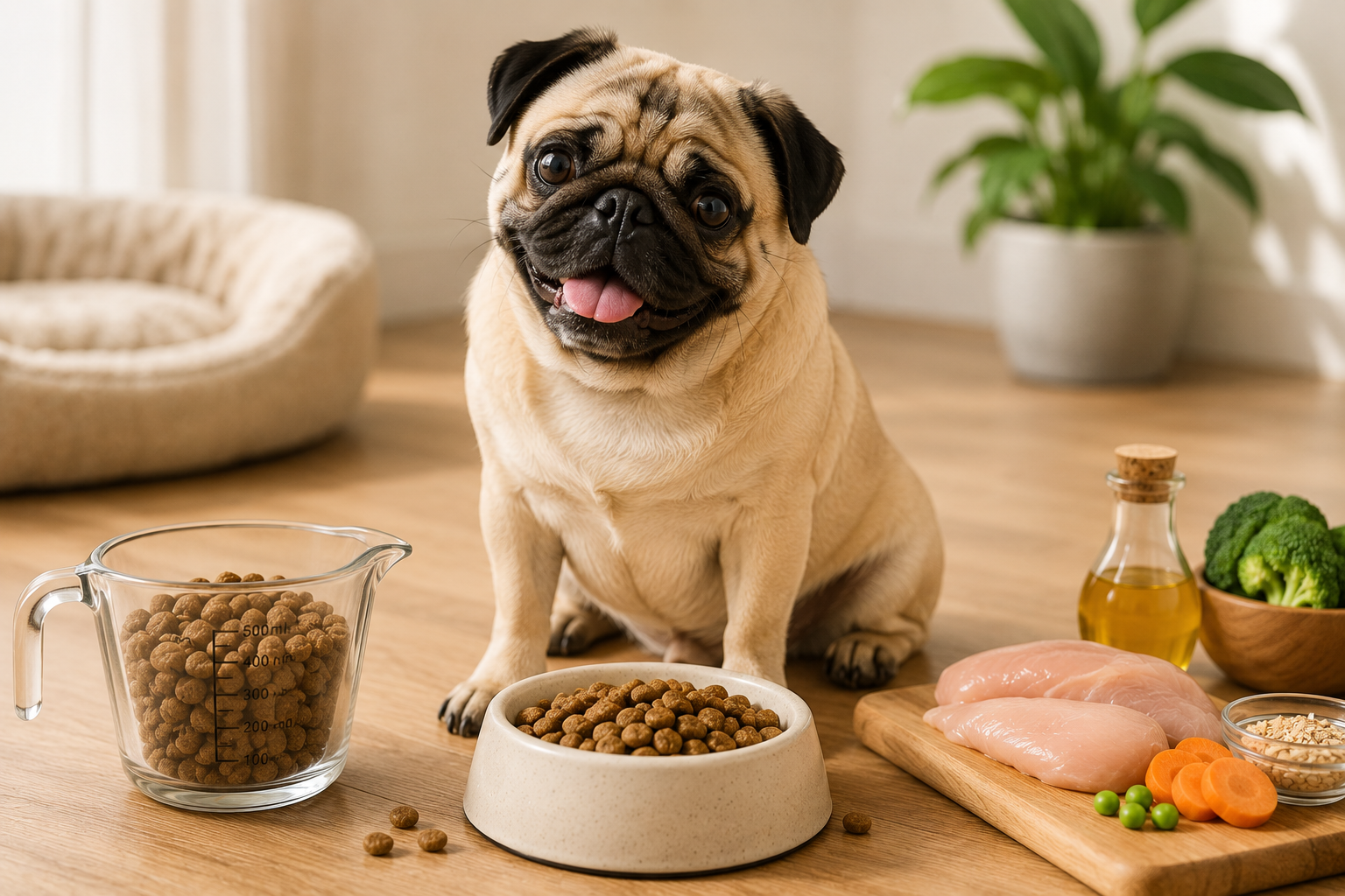 Pug Dog Food Chart: A Complete Feeding Guide by Age and Weight