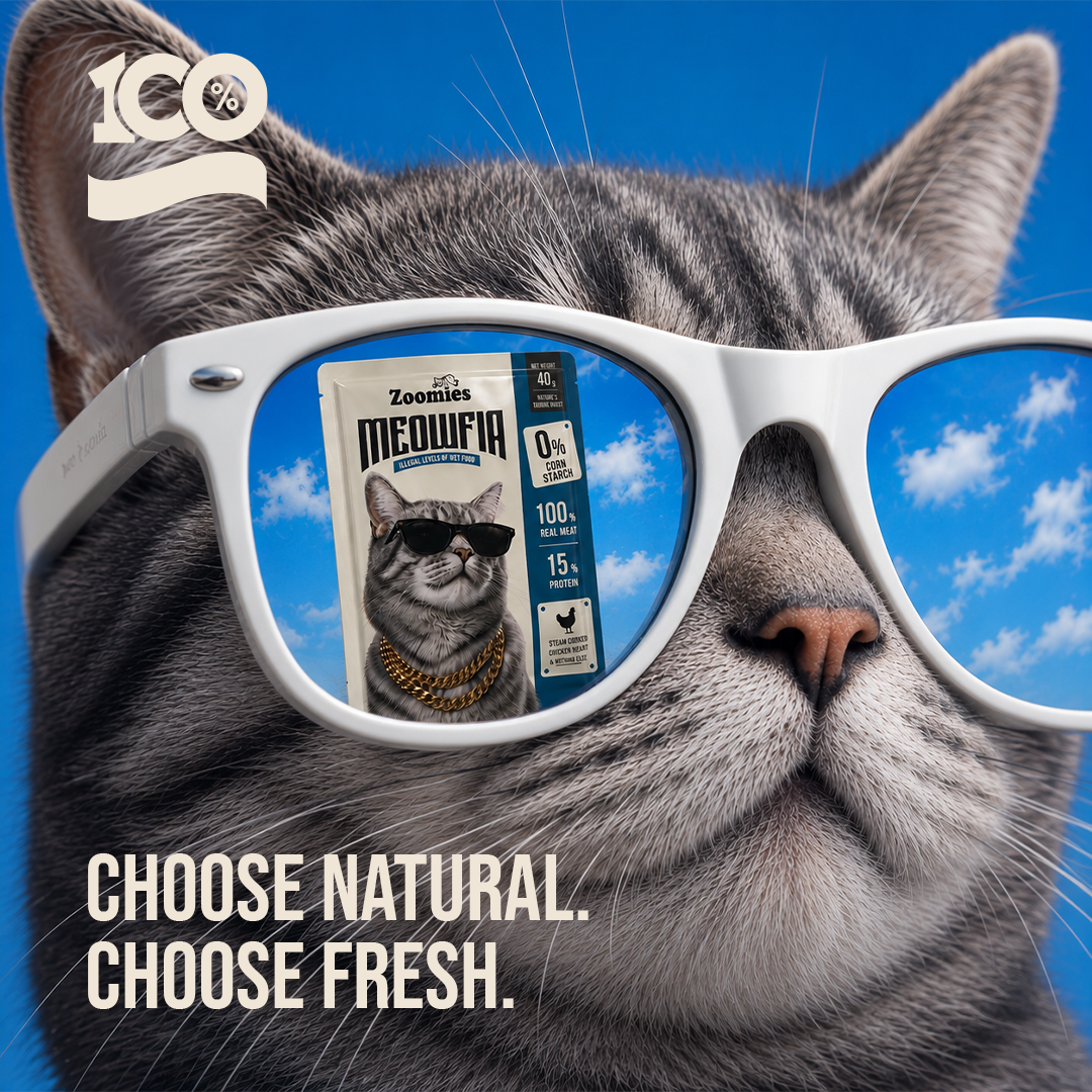 Meowfian - Pure Chicken Heart Cat Treat or Topper (40g)