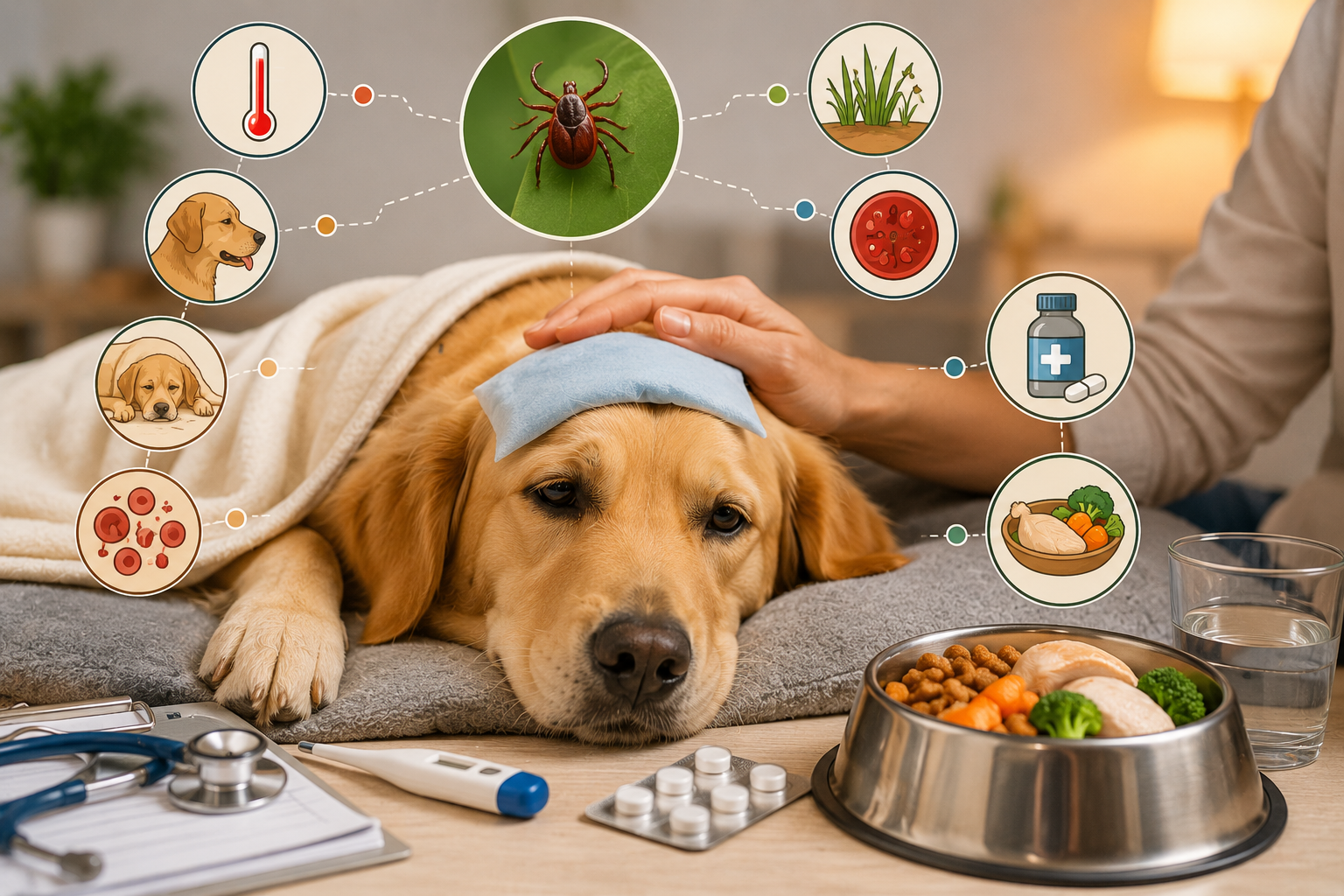Symptoms of Tick Fever in Dogs: Causes, Treatment, and Diet