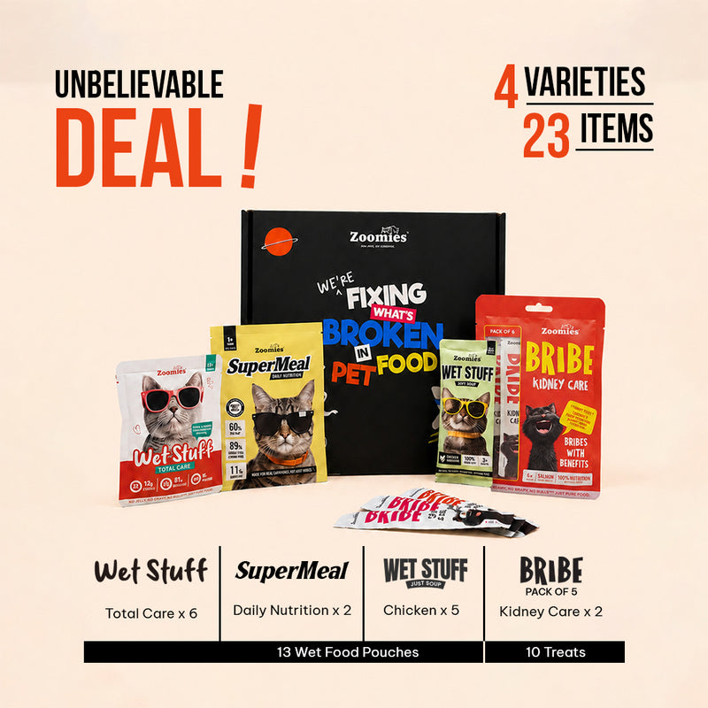 Total Care Trial Pack With FreezeDried SuperMeal | Adult Cats