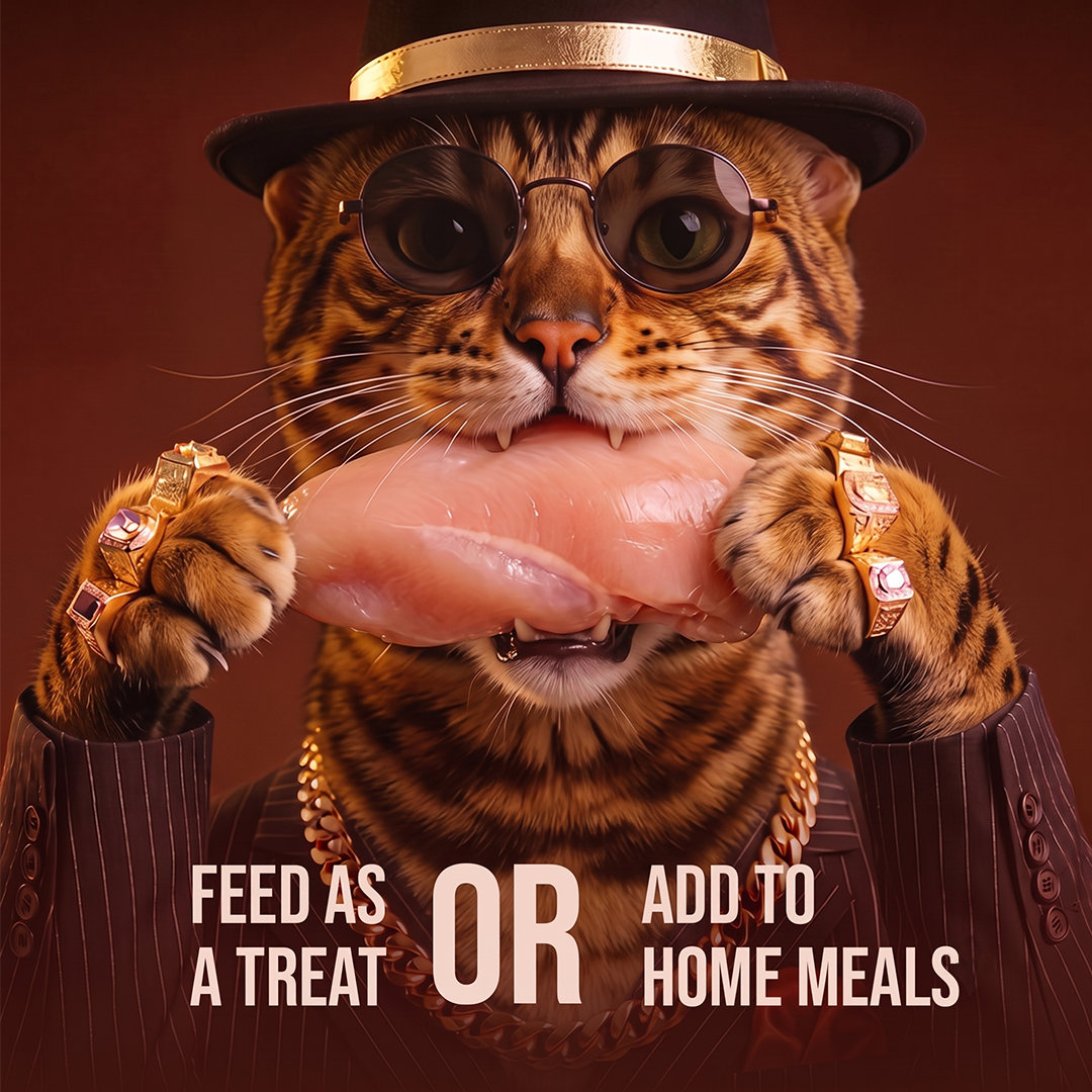 Meowfia - Pure Chicken Breast cat Treat or topper (40g)