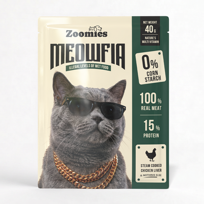 Meowfia - Pure Chicken Liver Cat Treat or Topper (40g)