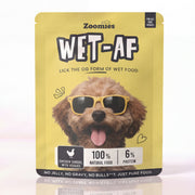 Wet AF - Chicken Breast Shreds with Veggies & Flax Seeds Dog Wet Food (80g)