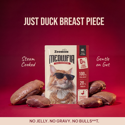 Meowfia Wet Cat Food (Duck breast piece)