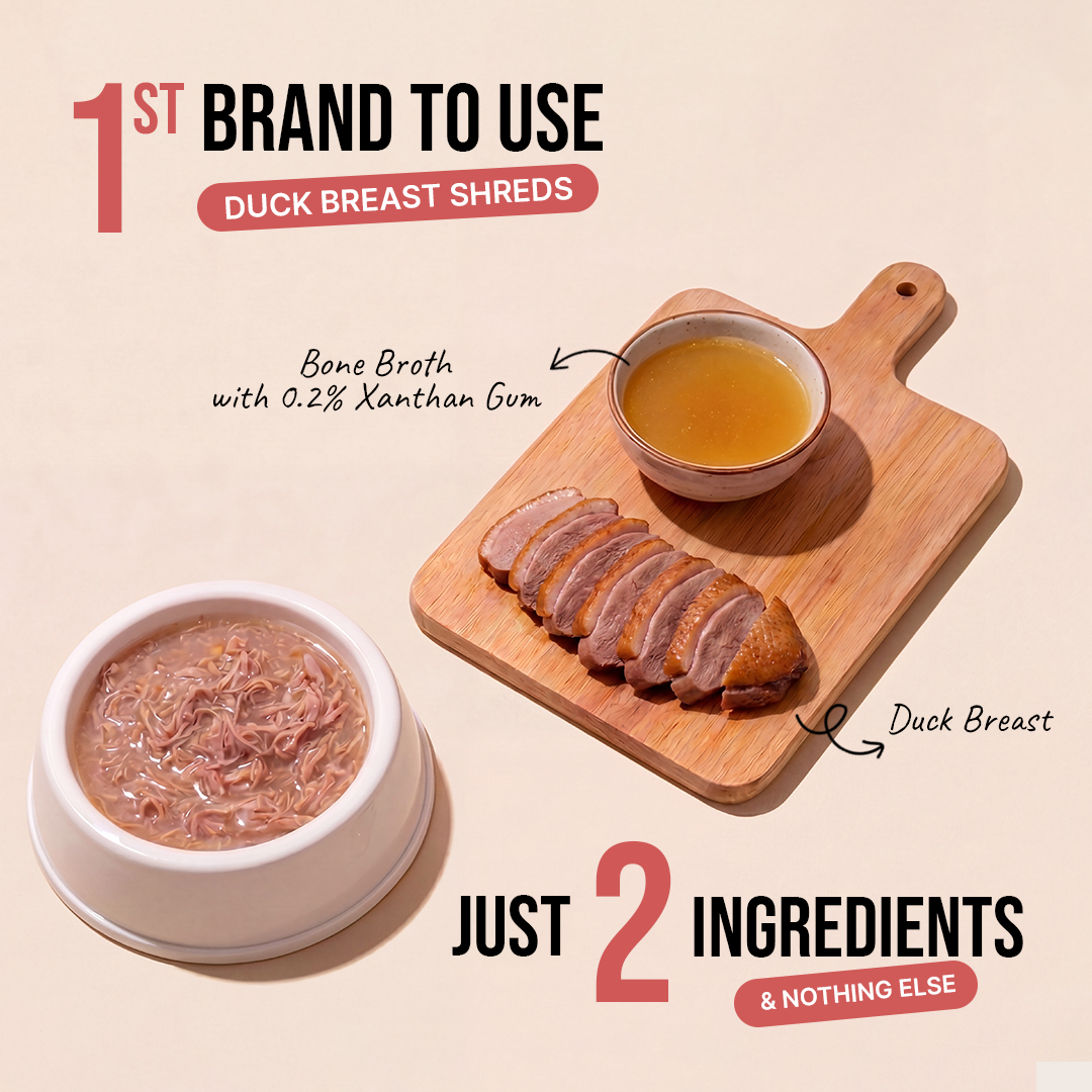 Wet Stuff Lite - Duck in Bone Broth (Ingredients)